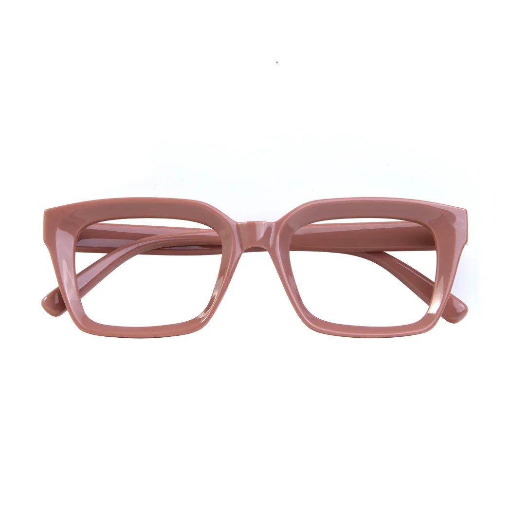 Square Brown Eyeglasses