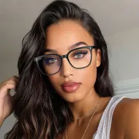 Square Gradient Brown Eyeglasses