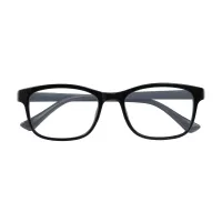 Square Grey Eyeglasses