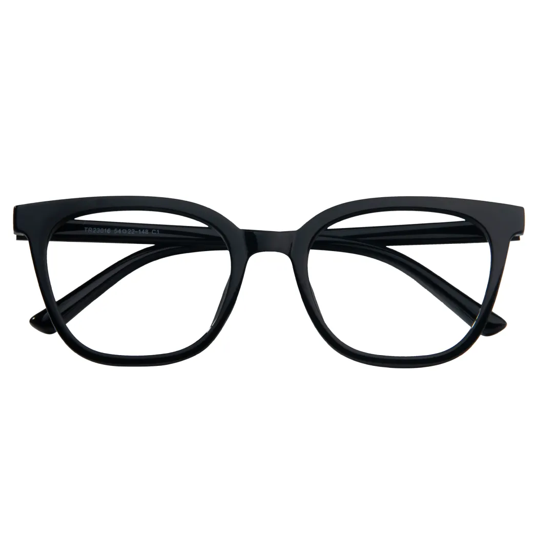 Square Black Eyeglasses
