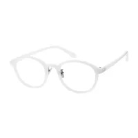 Round White Eyeglasses