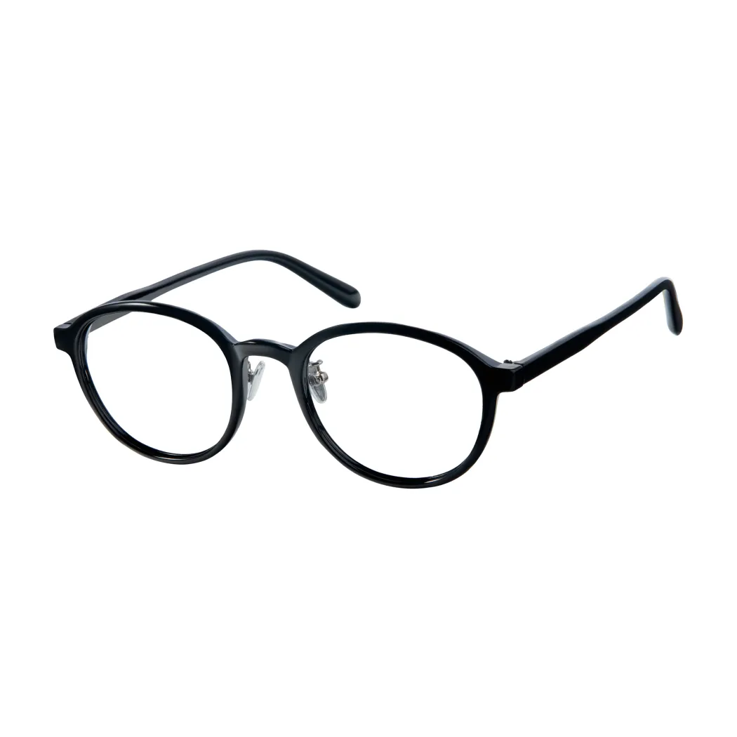 Round Black Eyeglasses