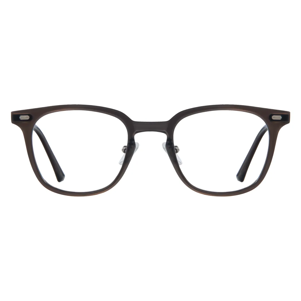 Square Brown Eyeglasses