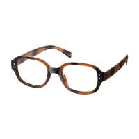 Oval Lemon tortoiseshell Eyeglasses
