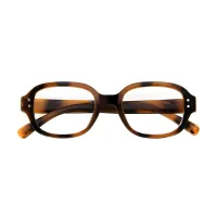 Oval Lemon tortoiseshell Eyeglasses