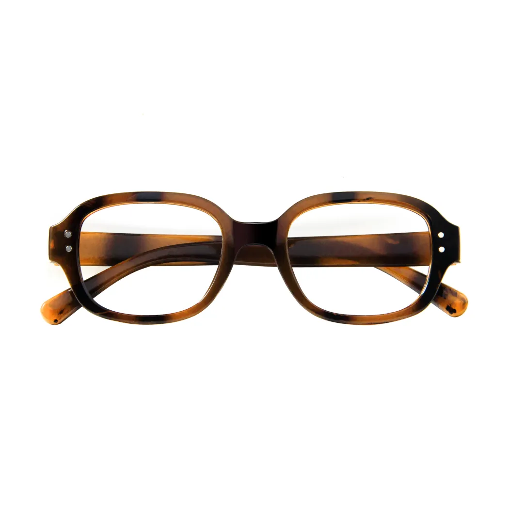 Oval Lemon tortoiseshell Eyeglasses
