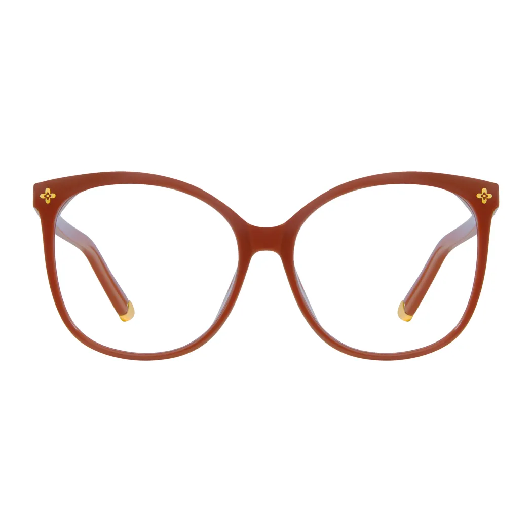 Cat-eye Orange Eyeglasses