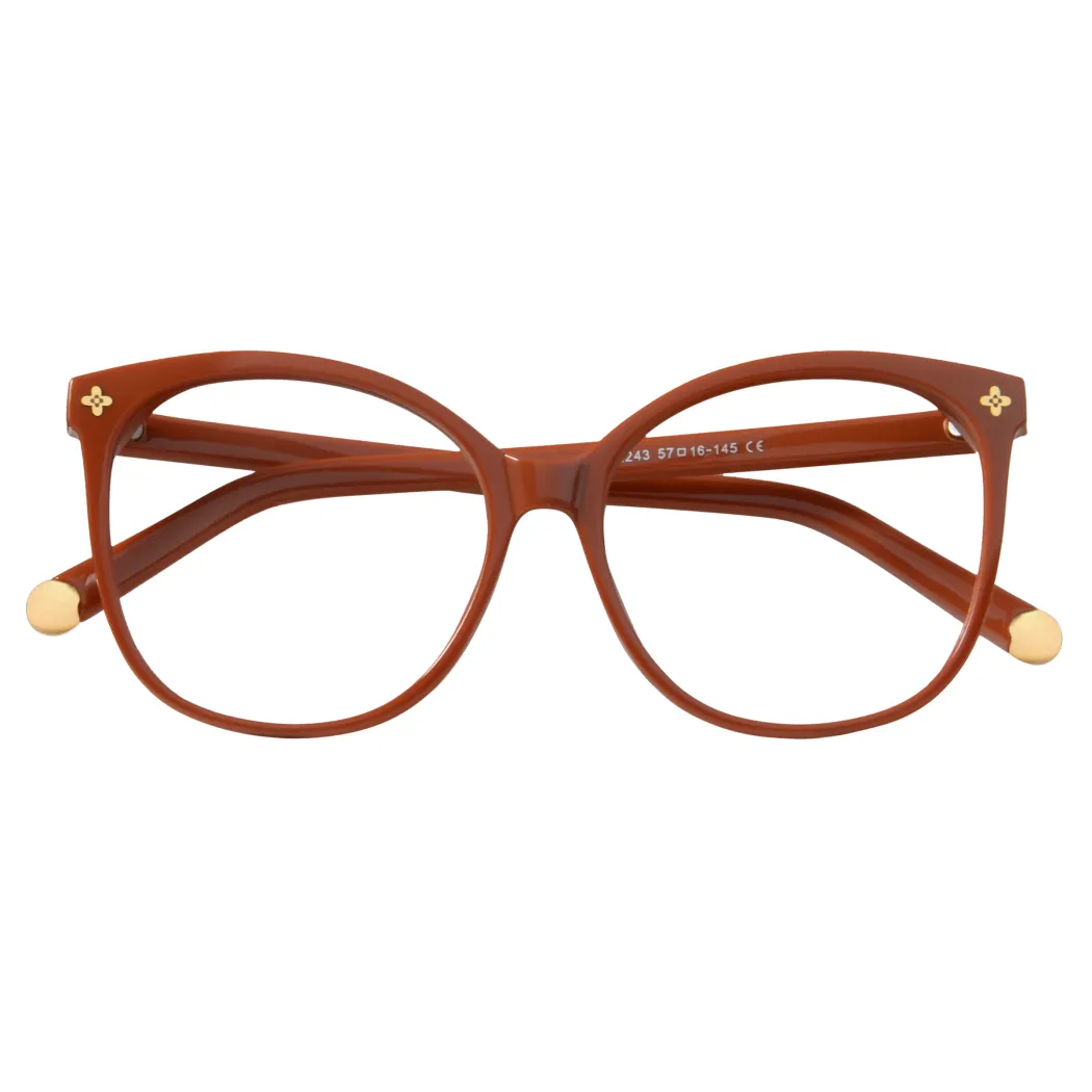Cat-eye Orange Eyeglasses