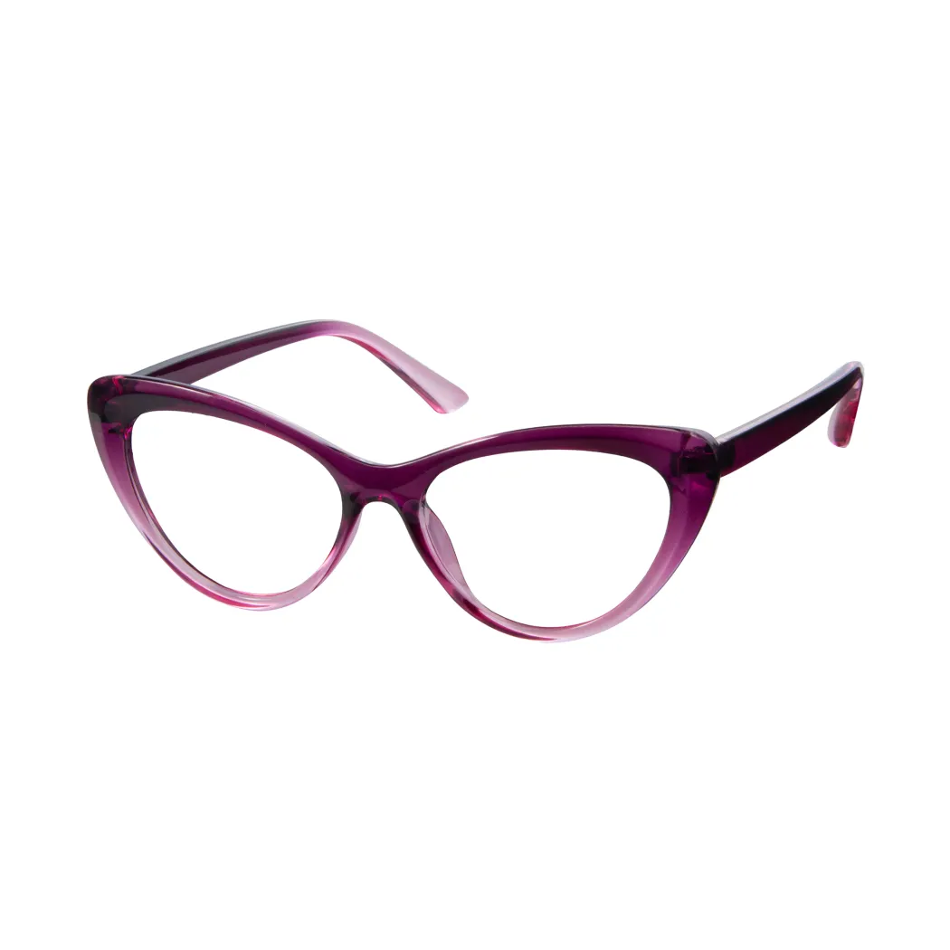 Cat-eye Gradient Purple Eyeglasses