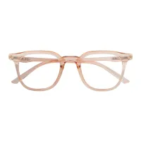 Square Pale Pink Eyeglasses