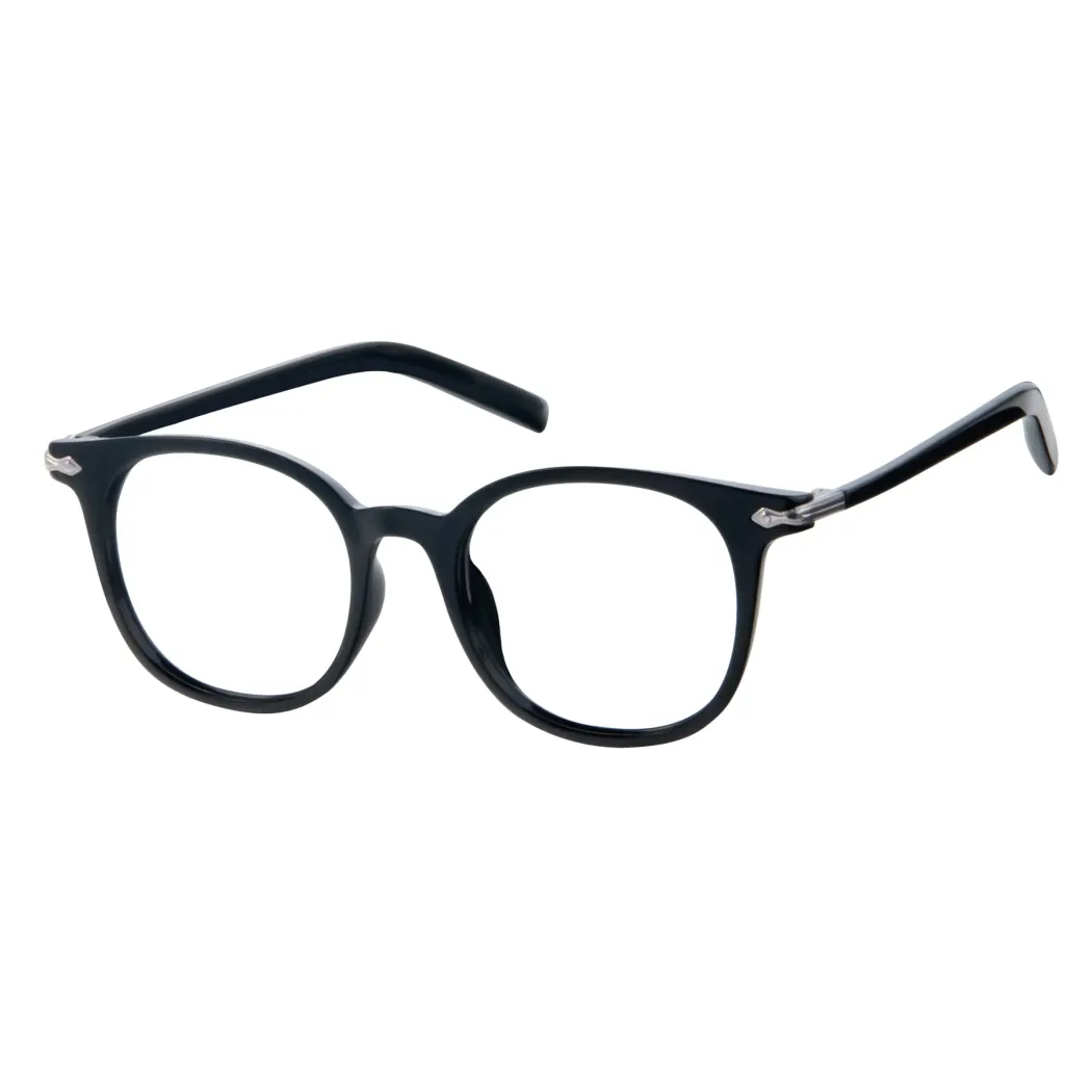 Round Black Eyeglasses
