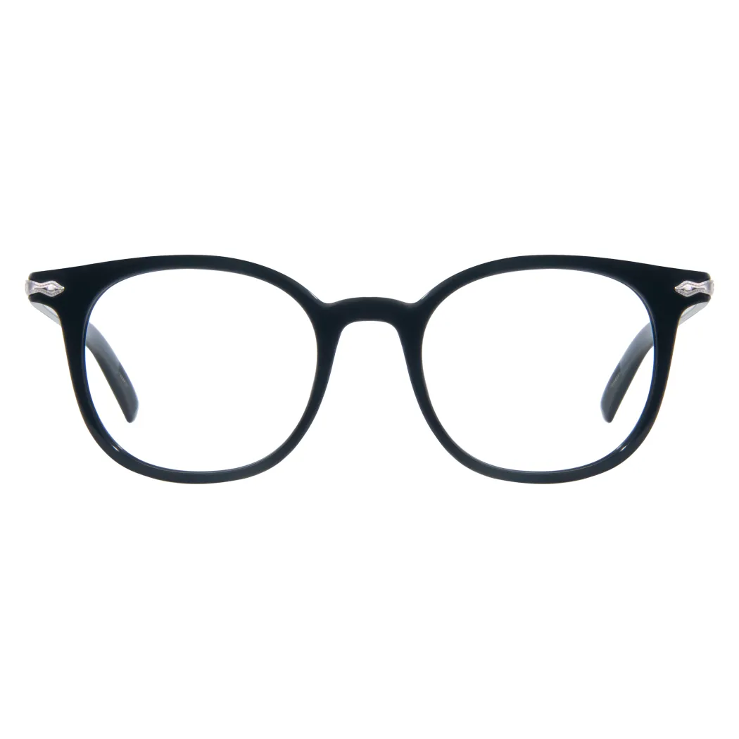 Round Black Eyeglasses