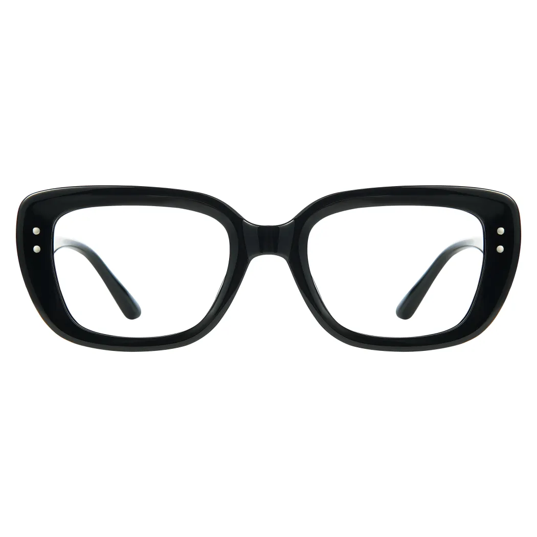 Rectangle Black Eyeglasses