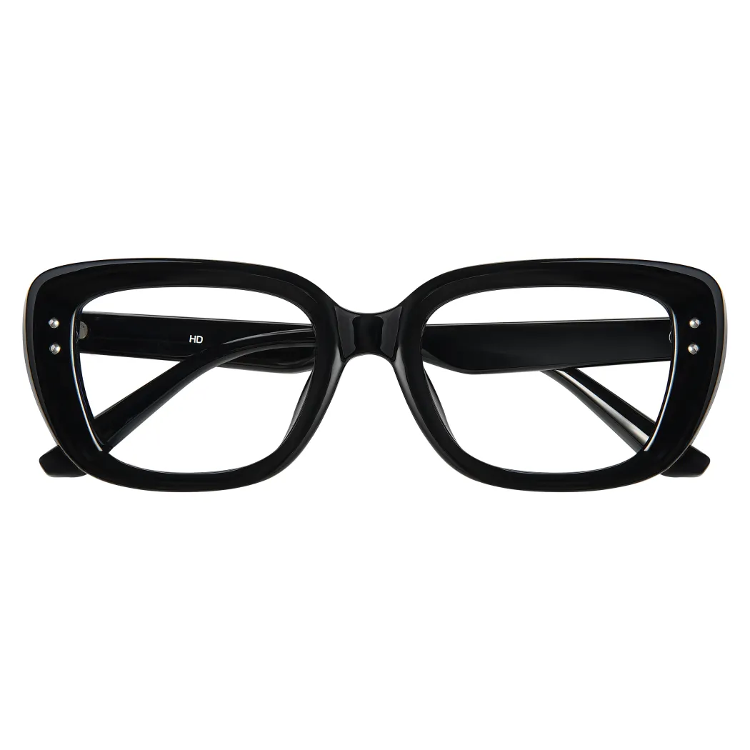 Rectangle Black Eyeglasses