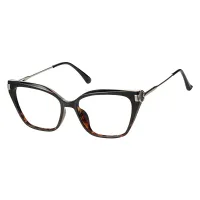 Cat-eye Black/Tortoiseshell Eyeglasses