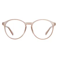 Round Light Brown Eyeglasses