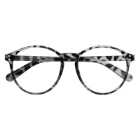 Round Ivory Tortoiseshell Eyeglasses