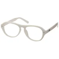 Aviator White Eyeglasses