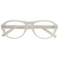 Aviator White Eyeglasses