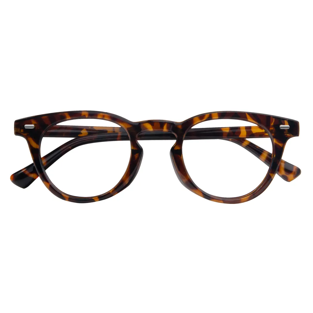 Round Tortoiseshell Eyeglasses