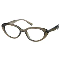 Cat-eye Transparent Green Eyeglasses