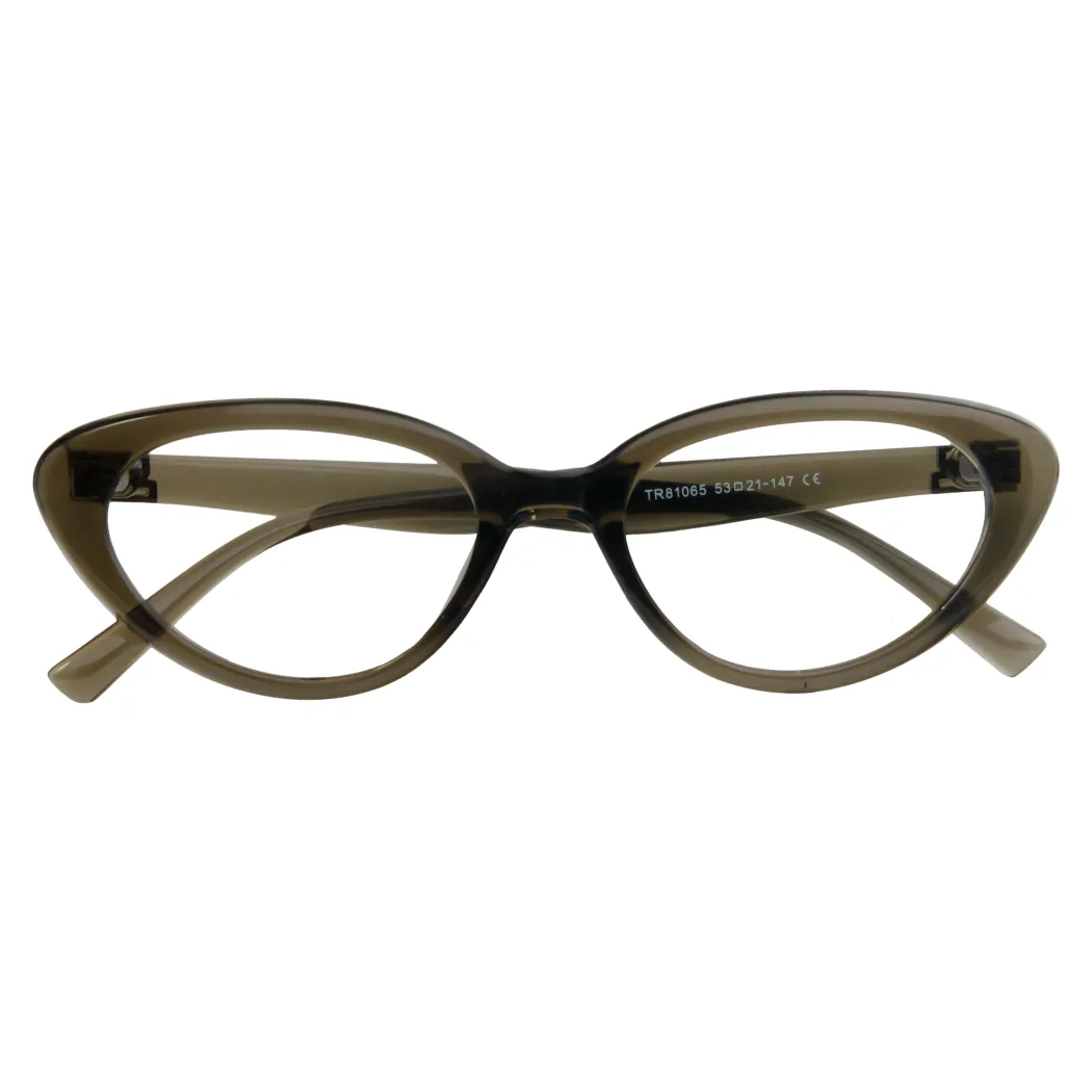 Cat-eye Transparent Green Eyeglasses