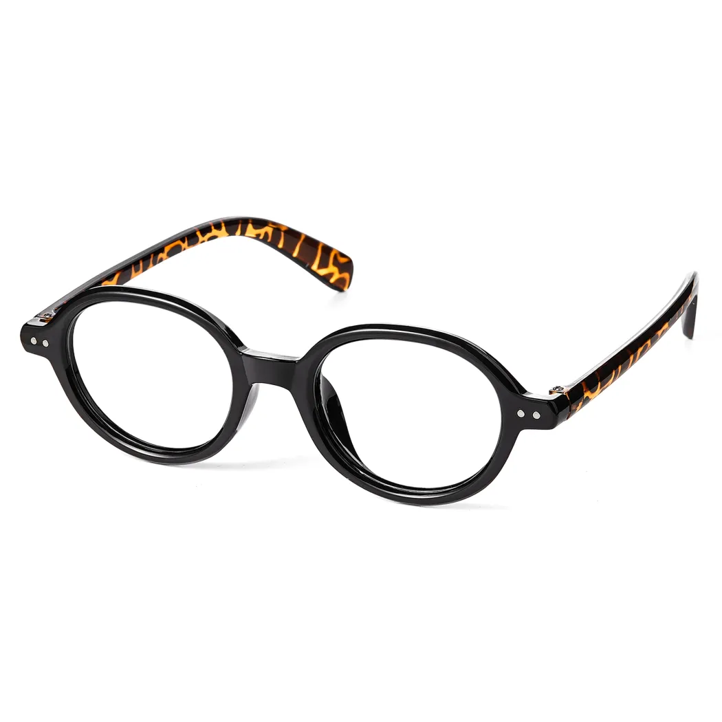 Round Black Eyeglasses