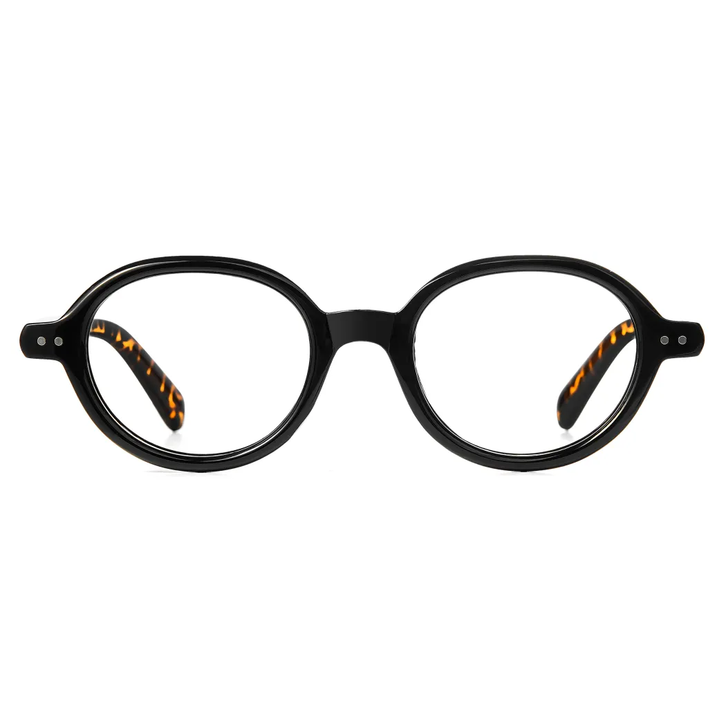 Round Black Eyeglasses