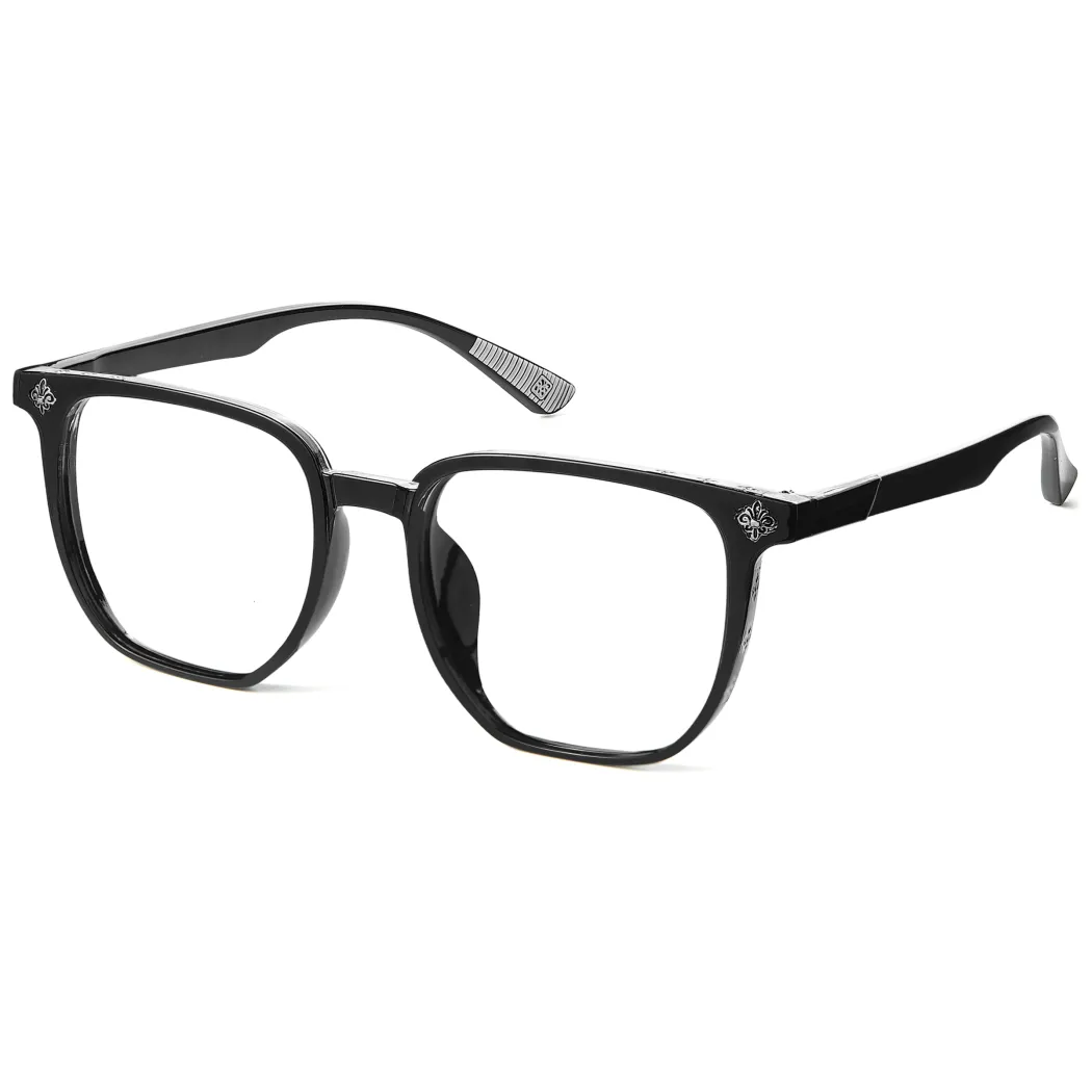 Square Black Eyeglasses