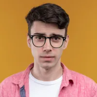 Square Transparent Gray Eyeglasses
