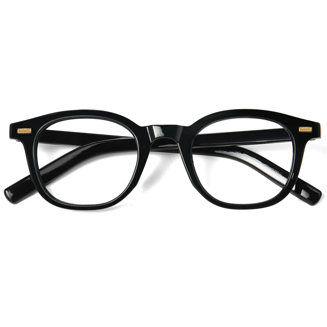 Square Black Eyeglasses