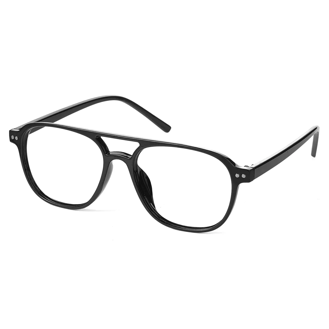 Aviator Black Eyeglasses