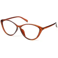 Cat-eye Light Brown Eyeglasses