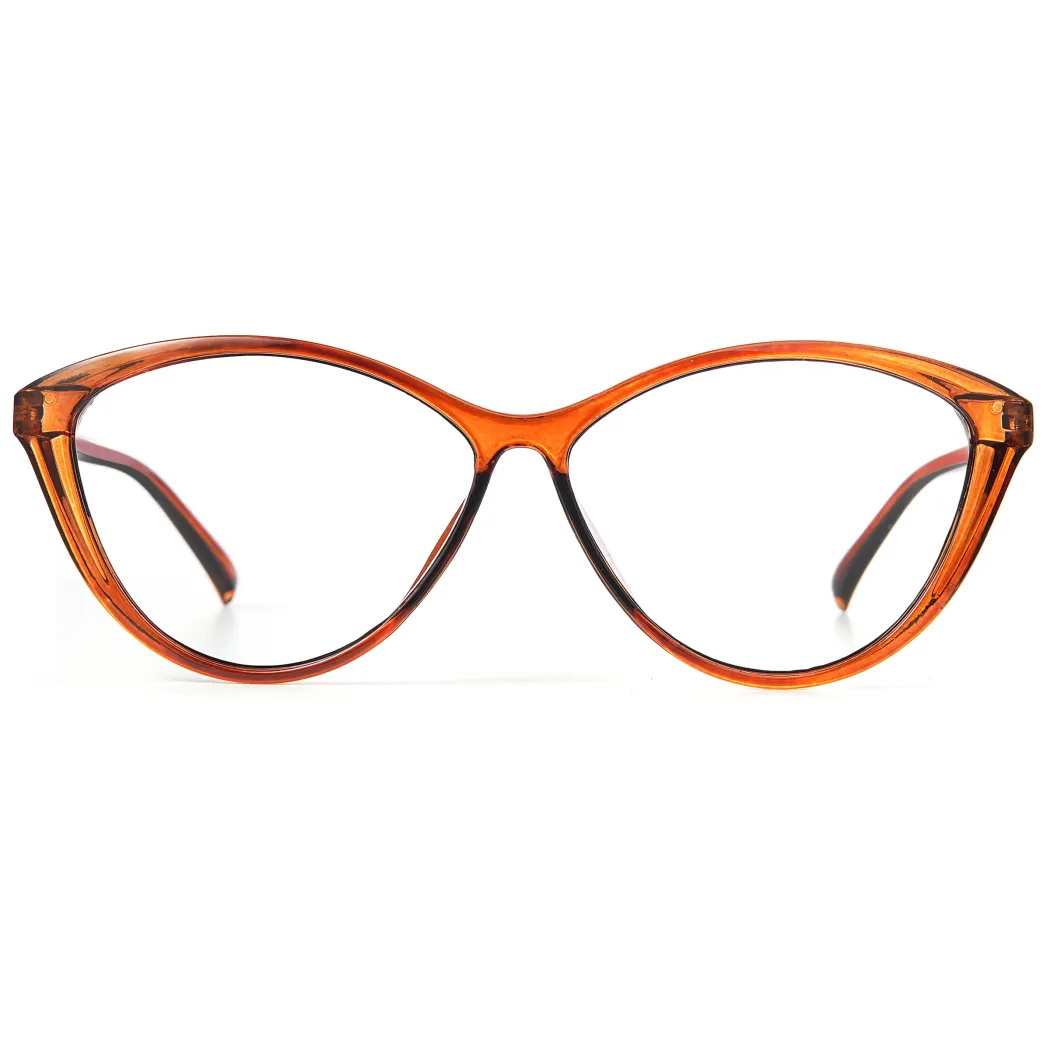 Cat-eye Light Brown Eyeglasses