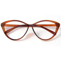 Cat-eye Light Brown Eyeglasses
