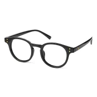Round Black Eyeglasses