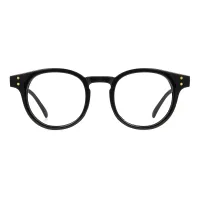 Round Black Eyeglasses