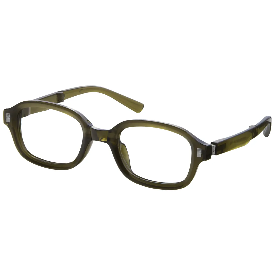 Rectangle Green Eyeglasses