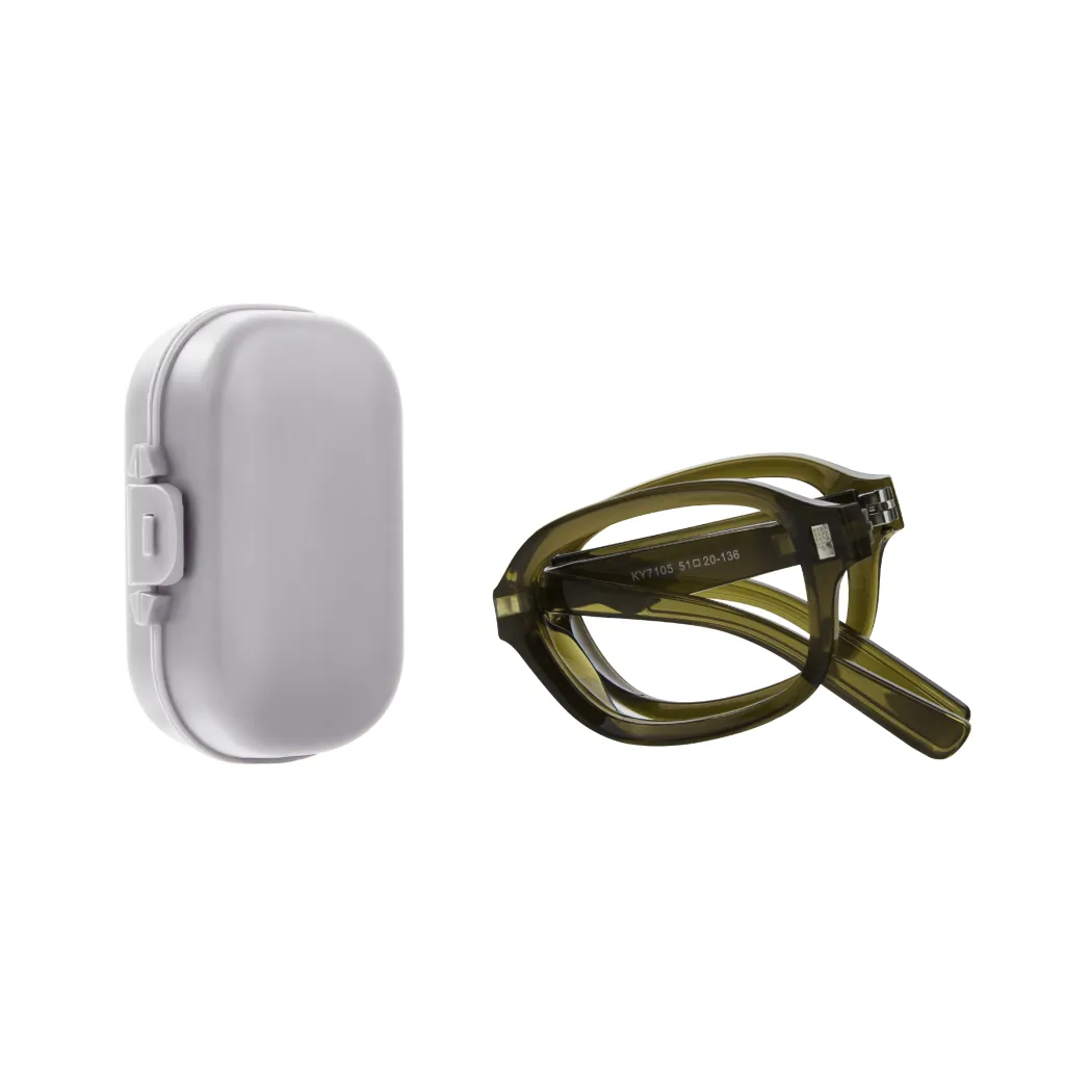 Rectangle Green Eyeglasses