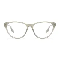 Cat-eye Transparent Gray Eyeglasses