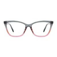 Cat-eye Gradient Pink Eyeglasses