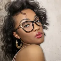 Cat-eye Black Eyeglasses