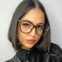 Cat-eye Black Eyeglasses