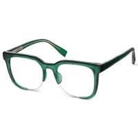 Square Green Eyeglasses