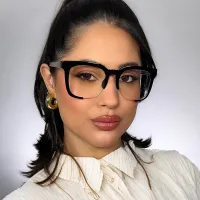 Square Green Eyeglasses