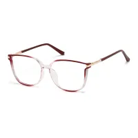 Cat-eye Gradient Red Eyeglasses