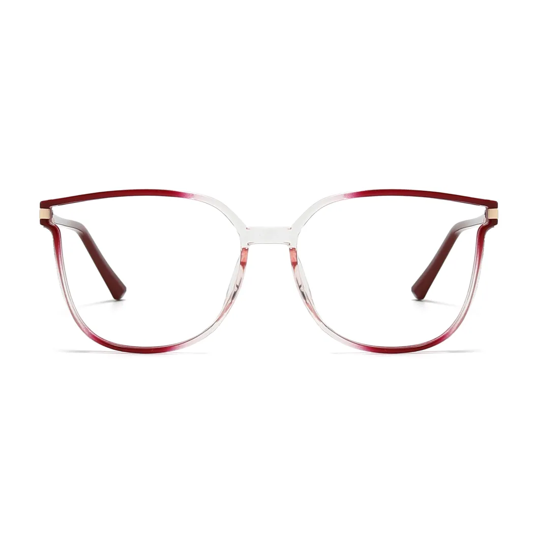 Cat-eye Gradient Red Eyeglasses