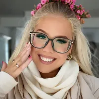 Cat-eye Gradient Red Eyeglasses