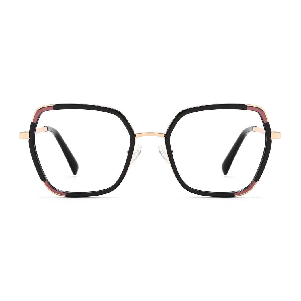 Geometric Black Eyeglasses