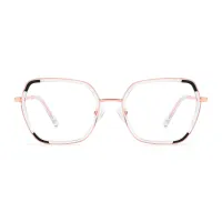 Geometric Clear Eyeglasses